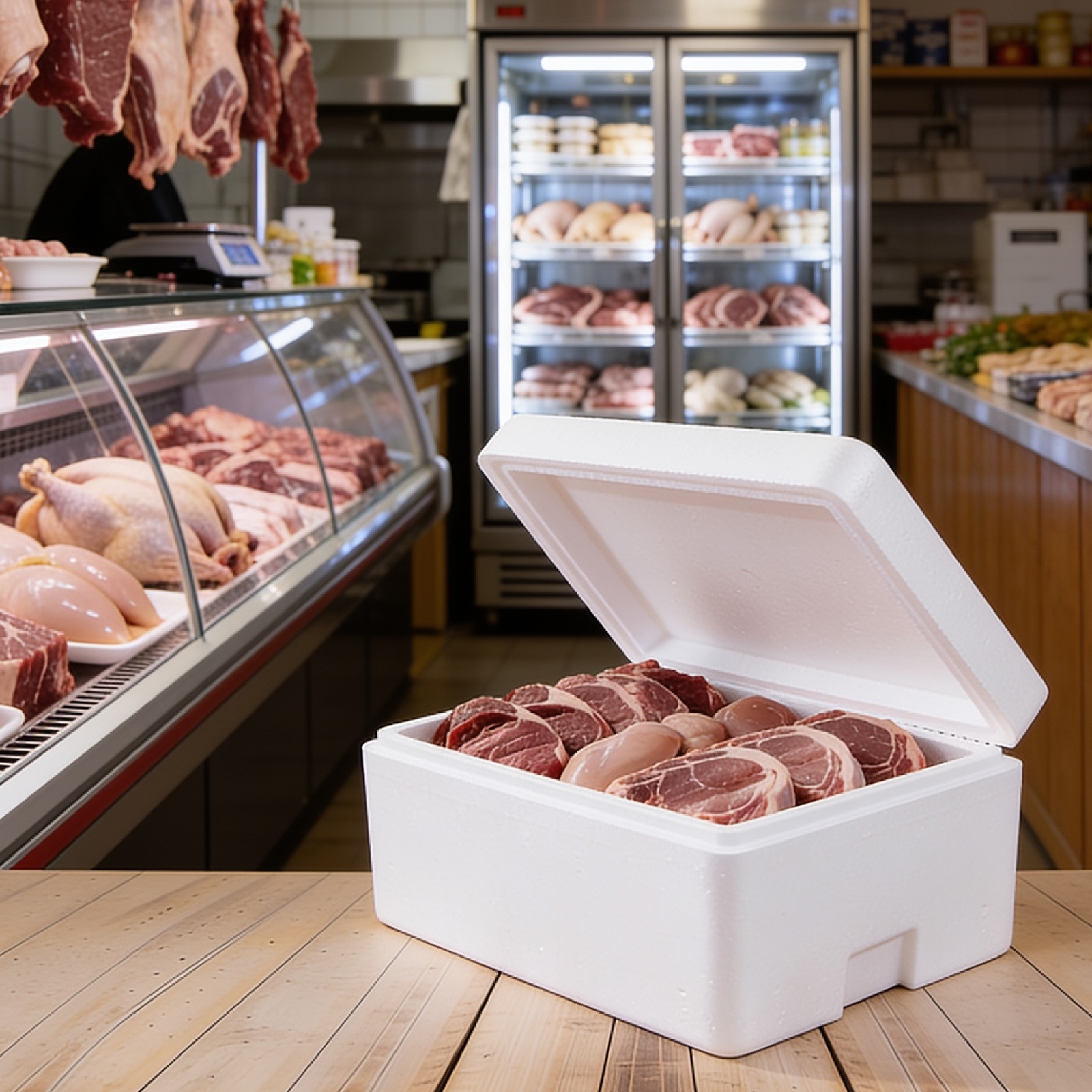 EPS 2KG, 3KG, 5KG Meat Boxes - Image 2